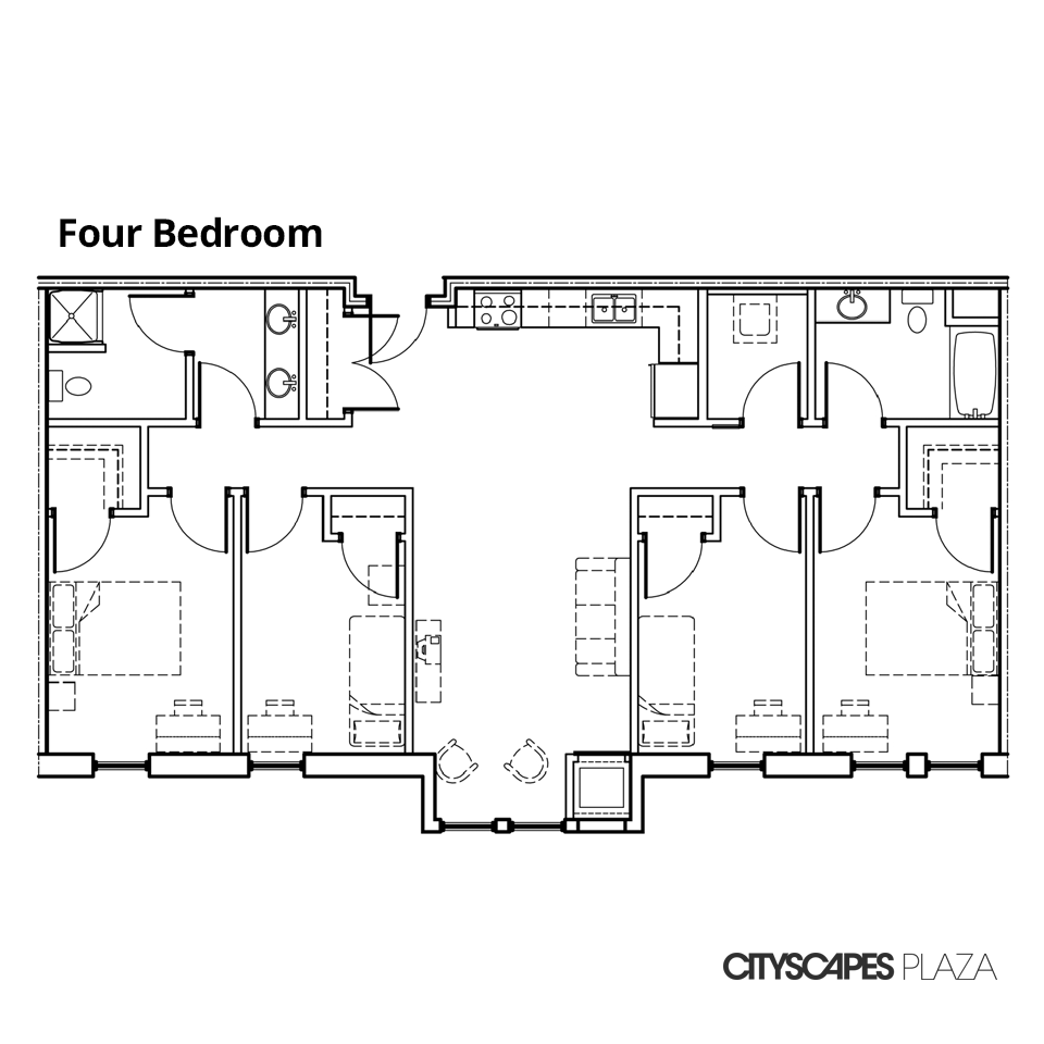 Cityscapes Plaza Four Bedroom Apartment